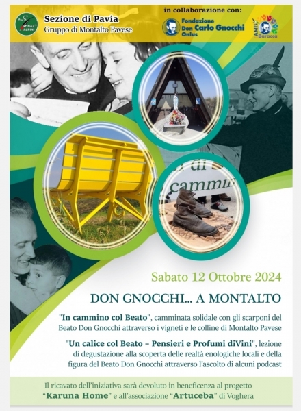 passeggiata con don Carlo Gnocchi a Montalto - Associazione Nazionale Alpini 